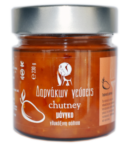 Βάζο chutney μάνγκο – Δαρνάκων Γεύσεις